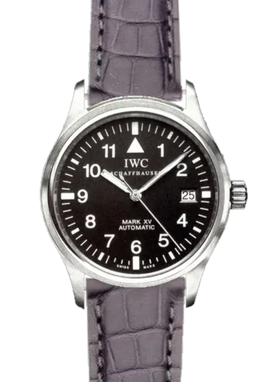 Pilot IW3253-07 with Matte Dark Gray Alligator Strap