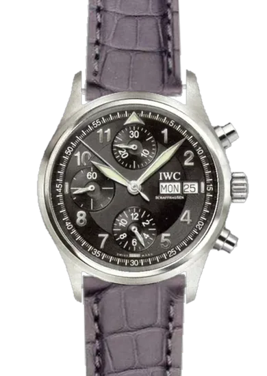 Pilot IW3706-15 con Correa de cocodrilo gris oscuro mate