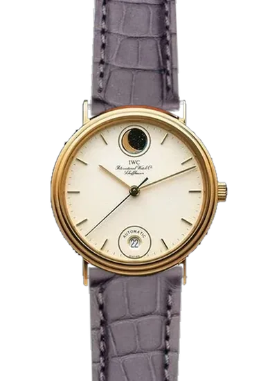 Portofino IW3550-01 con Correa de cocodrilo gris oscuro mate