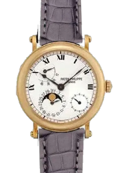 Calatrava 5054J avec Bracelet Alligator Gris Foncée Mat