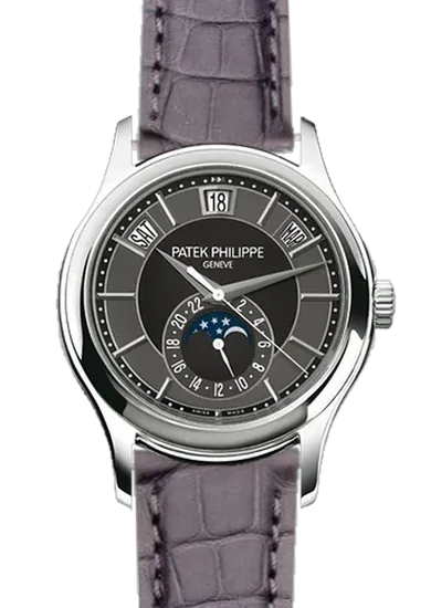 Complications 5205G-010 con Correa de cocodrilo gris oscuro mate