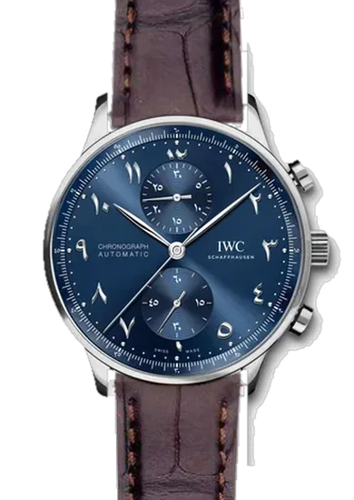 Portugieser IW3714-89 con Cinturino Alligatore Marrone Scuro Opaco