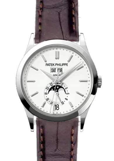 Complications 5396G-011 con Correa de cocodrilo marrón oscuro mate