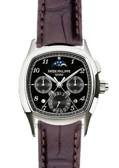 Grand Complications 5951P-013 avec Bracelet en alligator marron foncé mat
