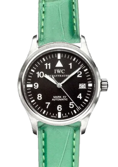 Pilot IW3253-07 with Millennium Green Alligator Strap