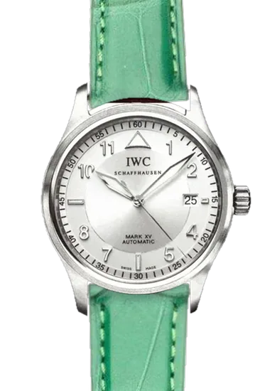 Pilot IW3253-13 with Millennium Green Alligator Strap