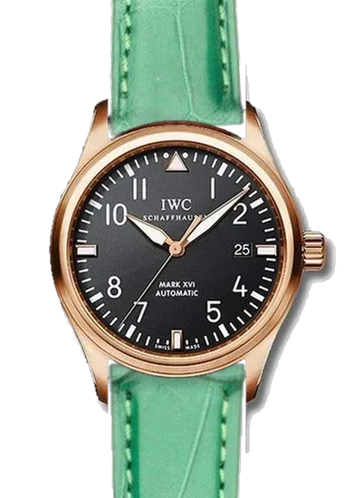 Pilot IW3255-15 con Correa de cocodrilo Millennium Green