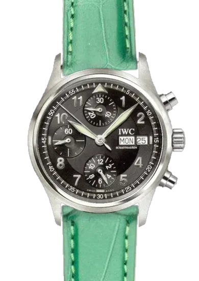 Pilot IW3706-15 con Correa de cocodrilo Millennium Green