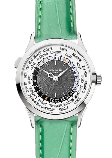 Complications 5230G-001 con Correa de cocodrilo Millennium Green