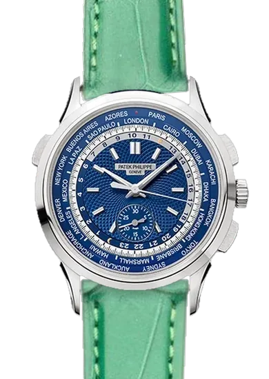 Complications 5930G-001 con Correa de cocodrilo Millennium Green