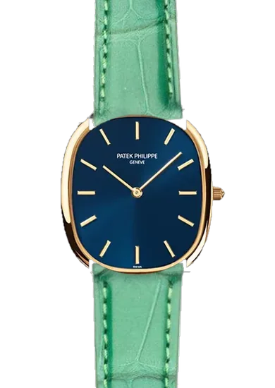 Golden Ellipse 3738/100J-012 avec Bracelet Alligator Millennium Green