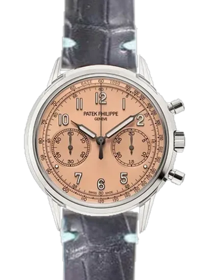 Complications 5172G-010 avec Bracelet Alligator Noir avec Bords Azur