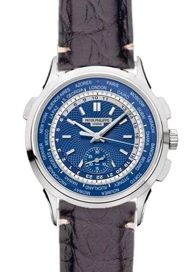 Complications 5930G-010 avec Bracelet alligator noir mat — Coutures minimales