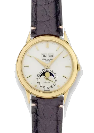 Grand Complications 3448J Howes with Matte Black Alligator Strap — Minimal Stitching