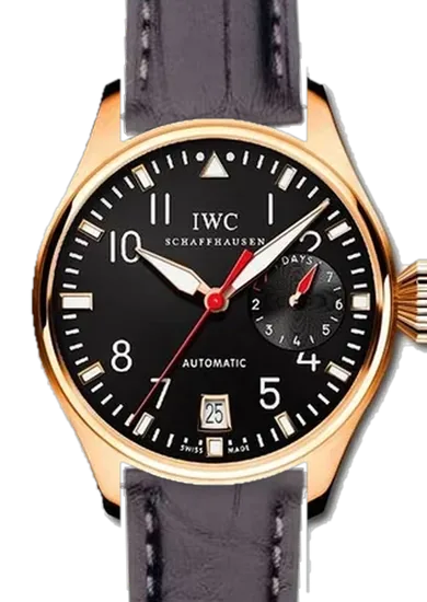 Big Pilot IW5004-09 con Cinturino Alligatore Nero Opaco