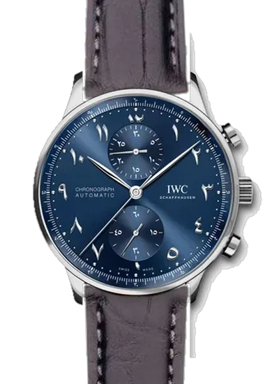 Portugieser IW3714-89 con Cinturino Alligatore Nero Opaco