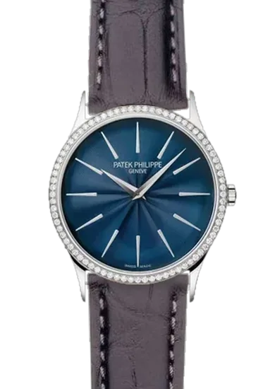 Calatrava 4997/200G-001 avec Bracelet alligator noir mat