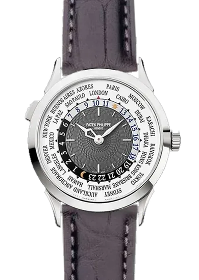 Complications 5230G-001 con Correa de cocodrilo negro mate