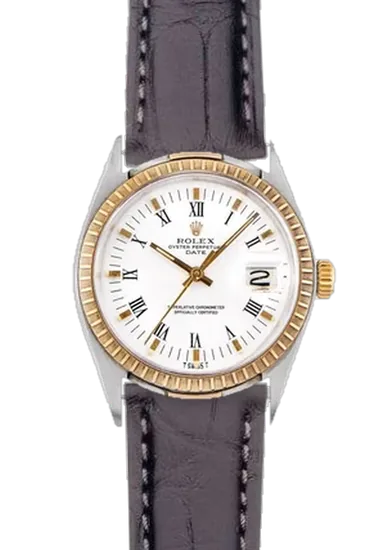 Date 1505 con Cinturino Alligatore Nero Opaco