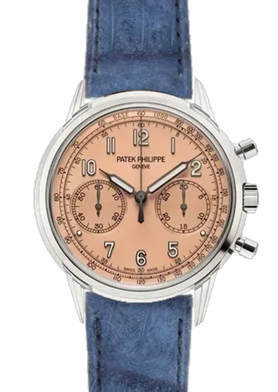 Complications 5172G-010 avec Bracelet alligator nubuck bleu — Cousu main