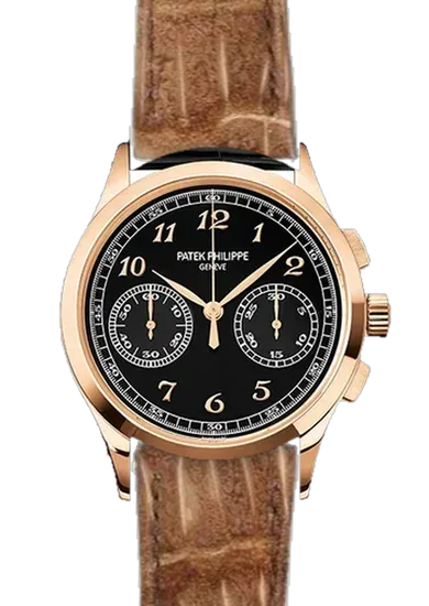 Complications 5170R-010 con Correa de nubuck de cocodrilo GOLD — Cosida a mano