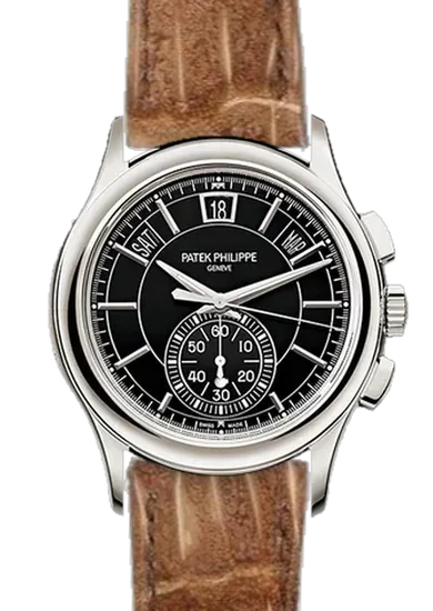 Complications 5905P-010 con Cinturino Alligatore Nubuck GOLD — Cucito a Mano