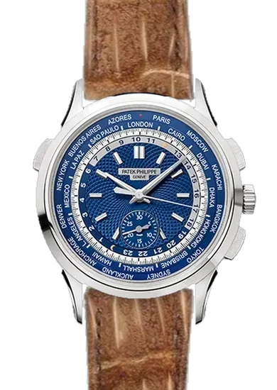 Complications 5930G-001 con Correa de nubuck de cocodrilo GOLD — Cosida a mano