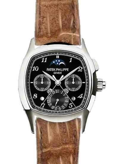 Grand Complications 5951P-013 avec Bracelet Alligator Nubuck OR — Cousu Main