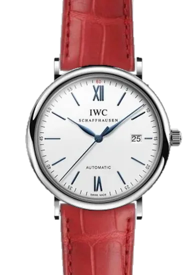 Portofino IW3565-27 con Cinturino Alligatore Rosso Water Resistant