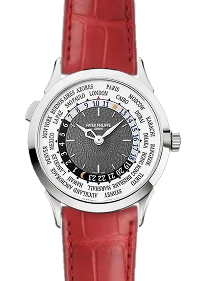 Complications 5230G-001 con Correa de cocodrilo rojo resistente al agua