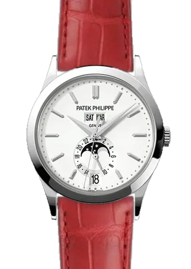 Complications 5396G-011 con Correa de cocodrilo rojo resistente al agua