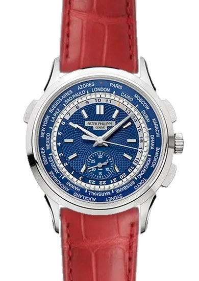 Complications 5930G-001 con Correa de cocodrilo rojo resistente al agua