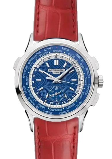 Complications 5930G-010 avec Bracelet Alligator Rouge Résistant à l'Eau