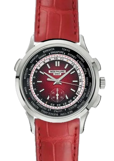 Complications 5930G-011 avec Bracelet Alligator Rouge Résistant à l'Eau