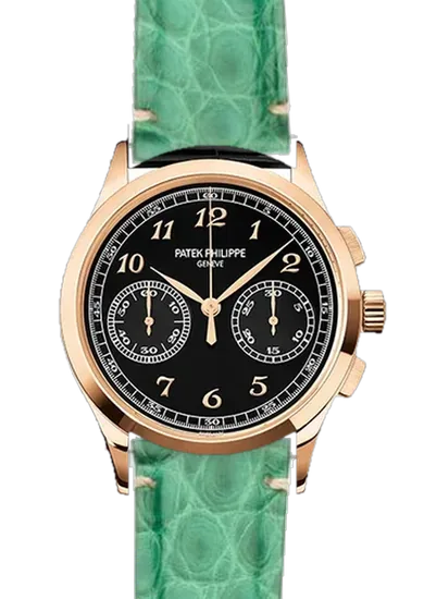 Complications 5170R-010 con Correa de cocodrilo verde Millennium — Costuras discretas