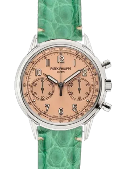 Complications 5172G-010 avec Bracelet Alligator Vert Millennium — Coutures Minimalistes