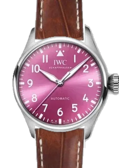 Big Pilot IW3293-05 avec Bracelet alligator vintage cognac cousu main