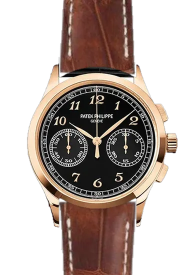 Complications 5170R-010 con Correa de cocodrilo vintage color coñac cosida a mano