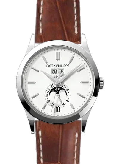 Complications 5396G-011 con Correa de cocodrilo vintage color coñac cosida a mano