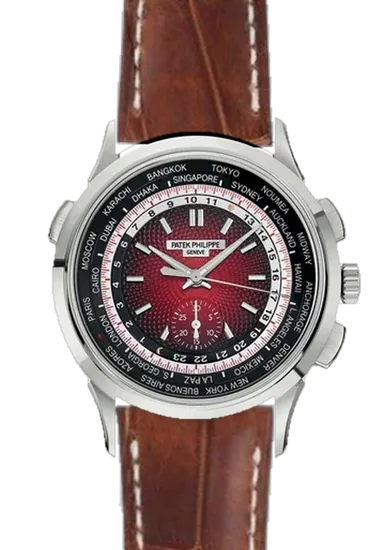 Complications 5930G-011 avec Bracelet alligator vintage cognac cousu main
