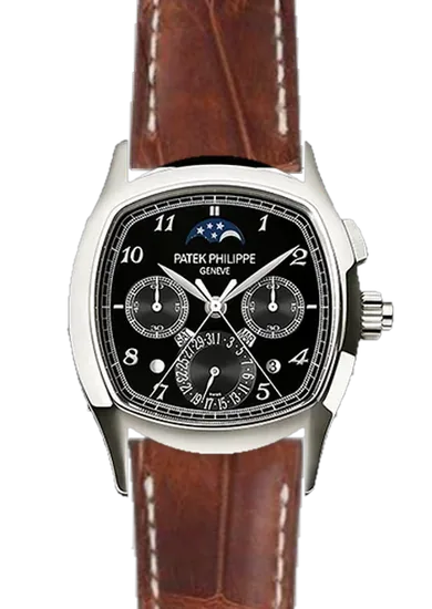 Grand Complications 5951P-013 avec Bracelet alligator vintage cognac cousu main