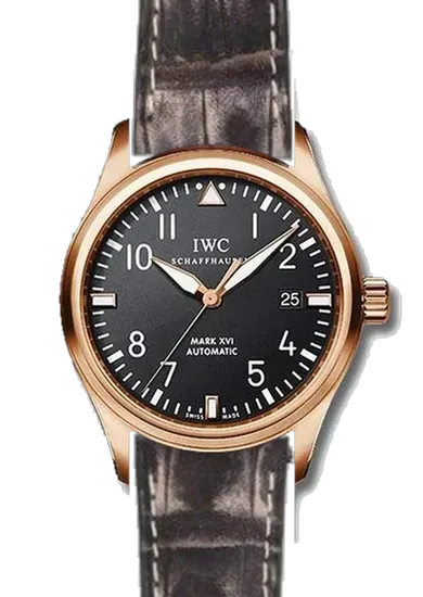 Pilot IW3255-15 con Correa de cocodrilo vintage color coñac