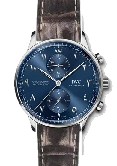 Portugieser IW3714-89 con Cinturino Alligatore Vintage Cognac