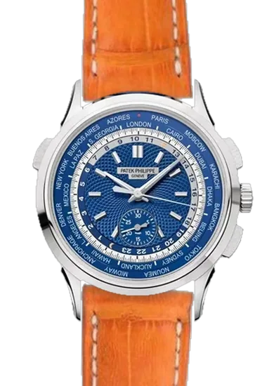 Complications 5930G-010 avec Bracelet alligator orange mat cousu main
