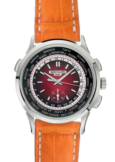 Complications 5930G-011 avec Bracelet alligator orange mat cousu main