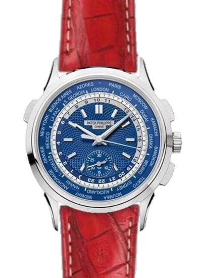 Complications 5930G-010 avec Bracelet Caiman Latirostris Rouge Mat — Cousu Main