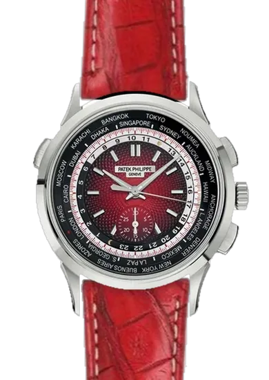 Complications 5930G-011 avec Bracelet Caiman Latirostris Rouge Mat — Cousu Main