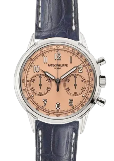 Complications 5172G-010 avec Bracelet Caïman Mat Bleu Cousu Main
