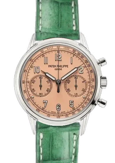 Complications 5172G-010 avec Bracelet Caïman Mat Vert Militaire — Cousu Main