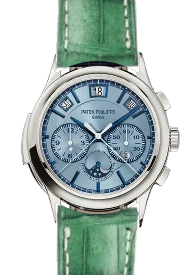 Grand Complications 5308G-001 avec Bracelet Caïman Mat Vert Militaire — Cousu Main